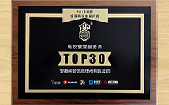 乐鱼手机在线登录入口官网荣获2018（首届）全国高校食堂优秀服务商TOP30